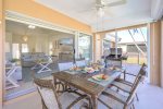 Covered Lanai with Seating for up to 6 Guests